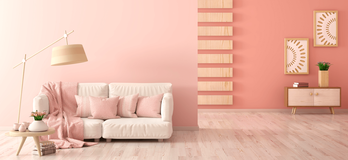 Interior Paint Colours to Take Your Home to the Next Level Pink Colour Image