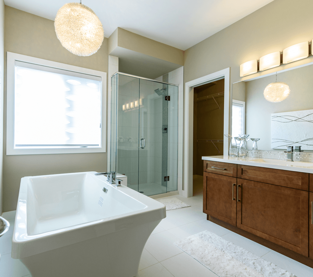 The Most Popular Design Features of High-End Homes Ensuite Image