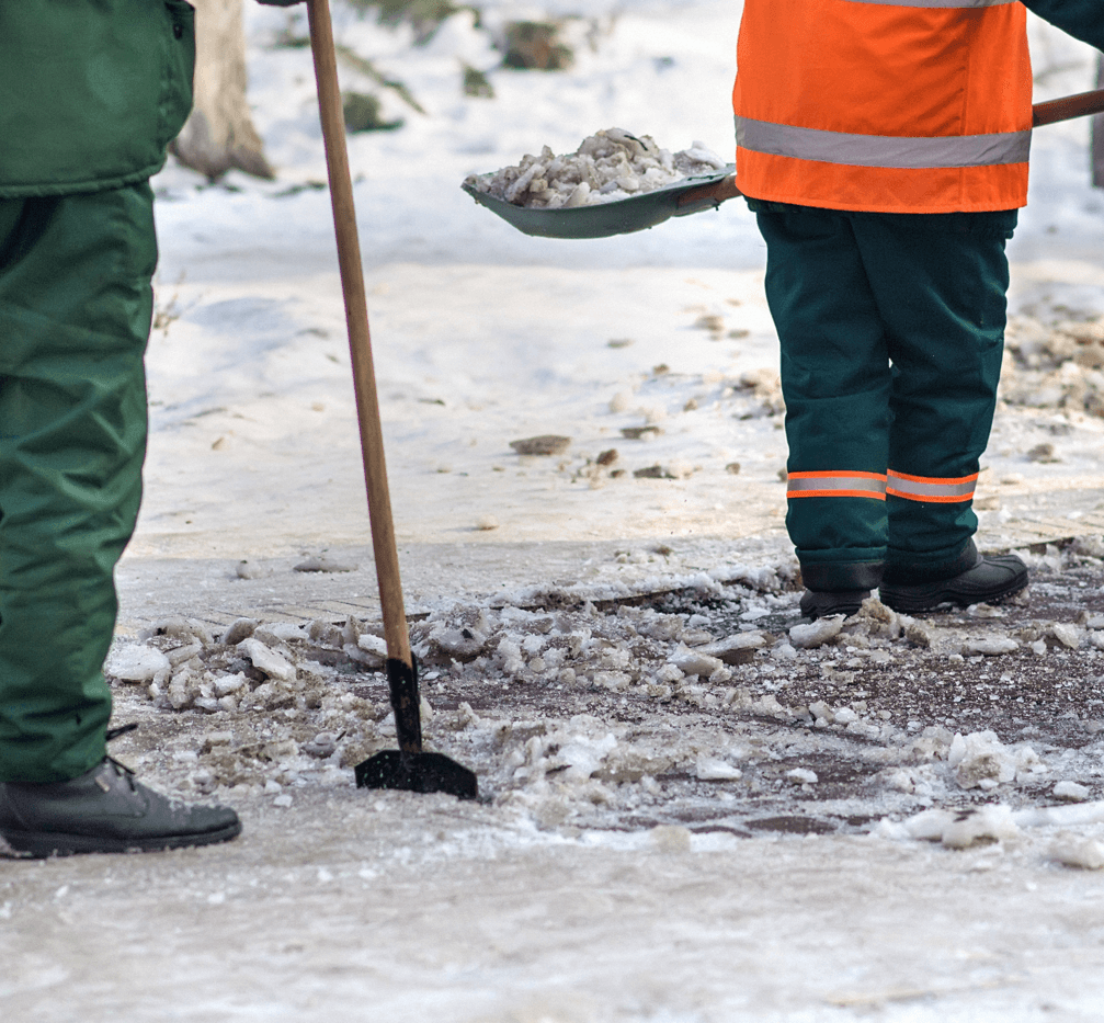 Our Top Dos and Don’ts for Getting Rid of Ice Around Your Home Clearing Ice Image